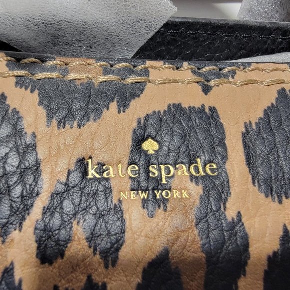 Kate Spade Dunne Lane Leopard Small Lake Crossbody - Picture 3 of 10
